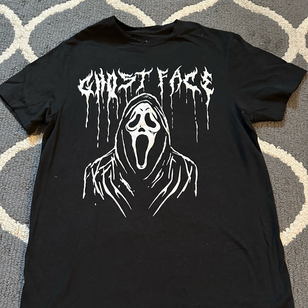 Black, Scream, Ghostface, graphic T-shirt